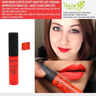 Son kem lì NYX Soft Matte - Morocco SMLC22