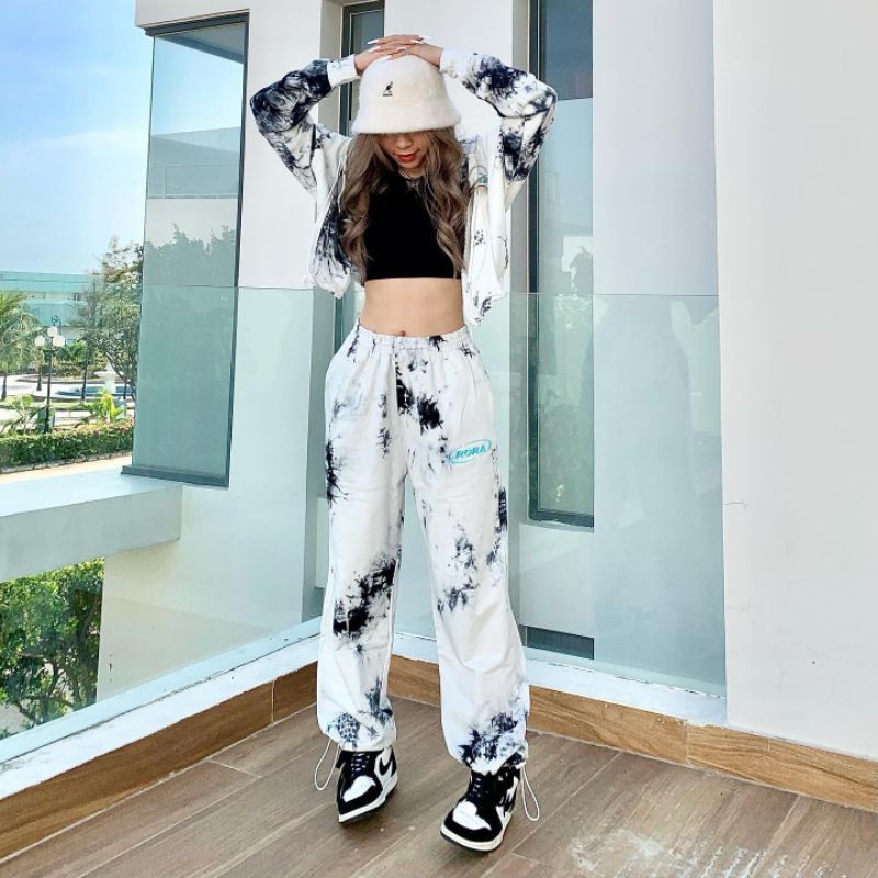 Áo Khoác TieDye Zip Up Hoodie | BigBuy360 - bigbuy360.vn