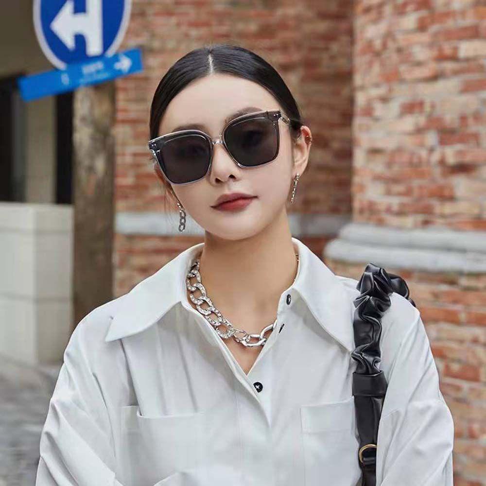 Kính Mát Oversize Chống Tia UV400 Phong Cách Retro Thời Trang Sự Bảo Vệ
