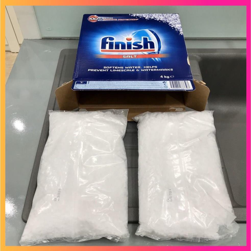 Muối làm mềm nước cho máy rửa bát Finish 4kg