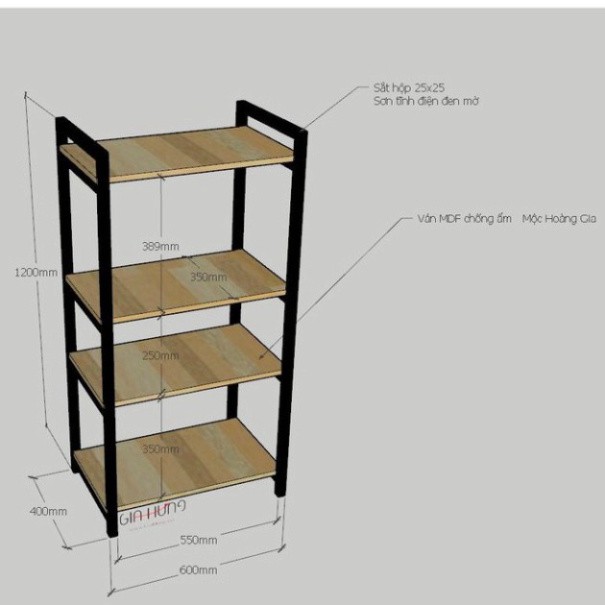 Sốc [HOT] KỆ GỖ 4 TẦNG  VÀ KỆ ĐA NĂNG ĐỂ LÒ VI SÓNG VÀ LÒ NƯỚNG KỆ KHUNG SẮT PHỦ SƠN GIÁ GỖ ÉP