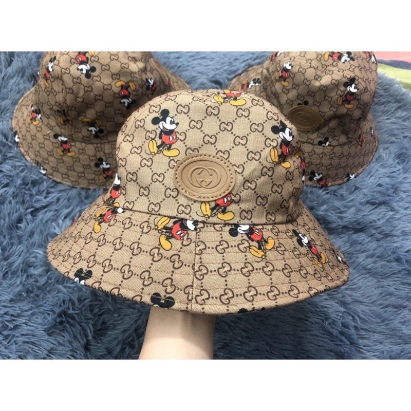 Mũ Nón Bucket Gucci Mickey - Mũ Nón tai bèo Chuột Mickey - Mũ Nón Mickey GC Chuột