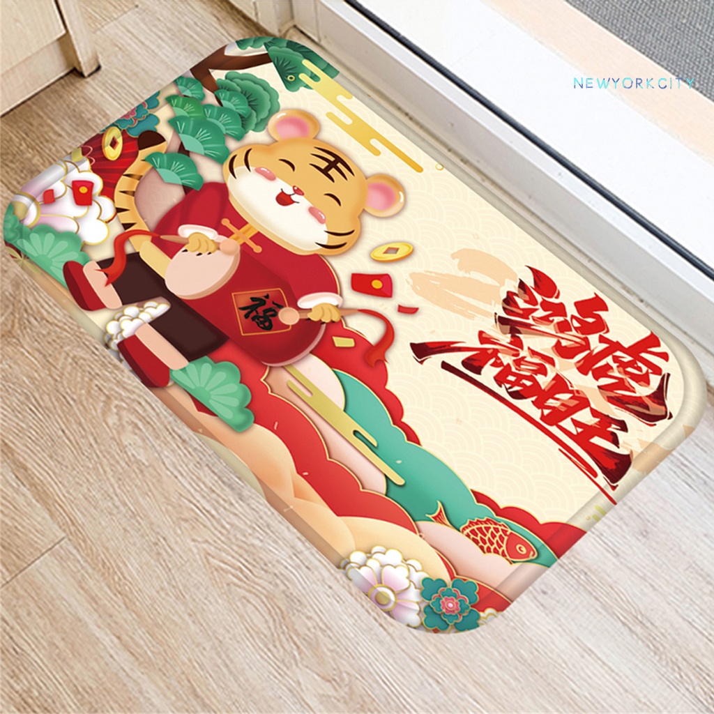 Thảm lót sàn Chống Ẩm Không Phai Họa Tiết Vi Khuẩn Có Thể Giặt Được Dùng Trong Nhà