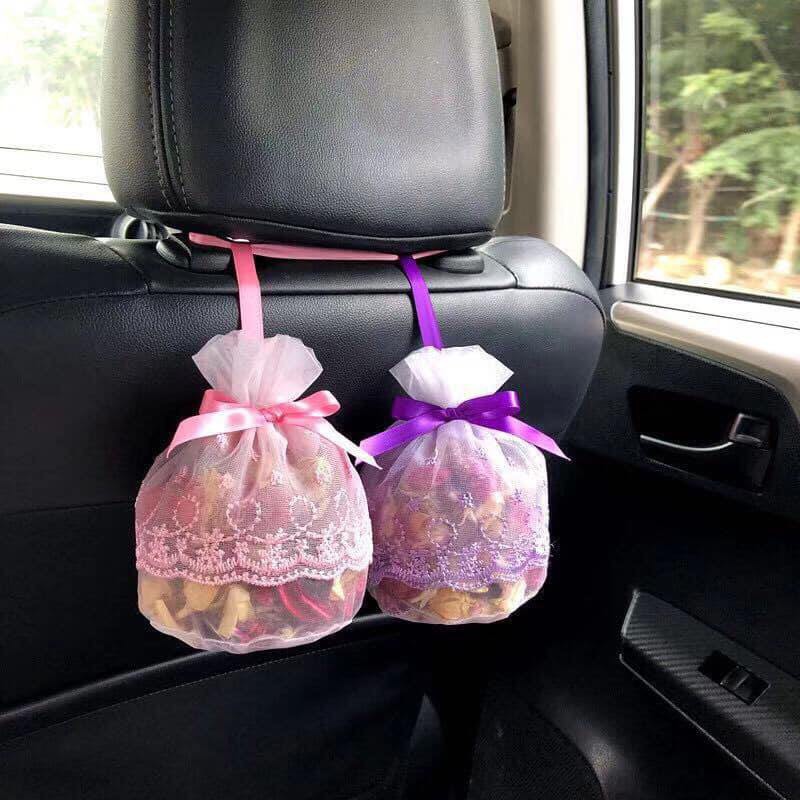 Túi thơm hoa khô khử mùi làm thơm phòng ren công chúa
