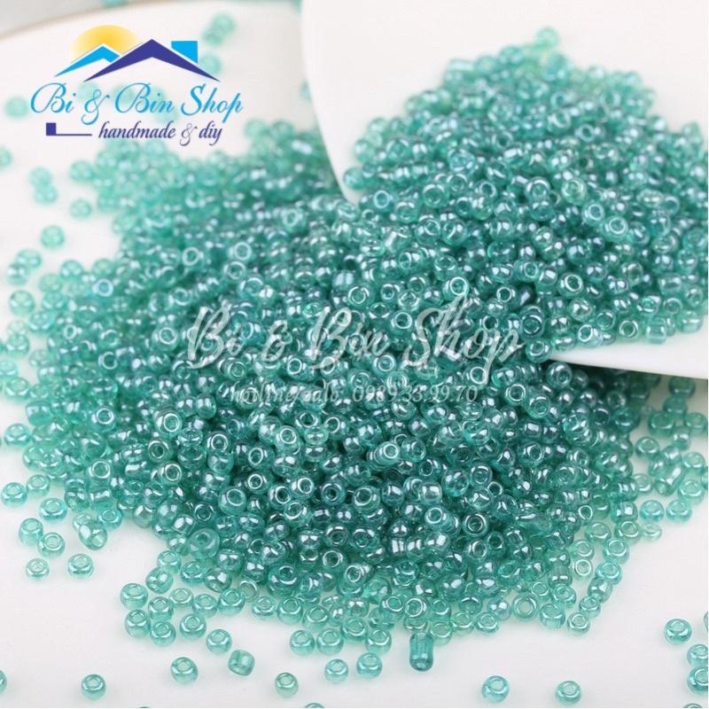 90g Hạt Cườm Đại 4mm Màu Bóng Đính Kết Trang Phục, Làm Trang Sức Handmade