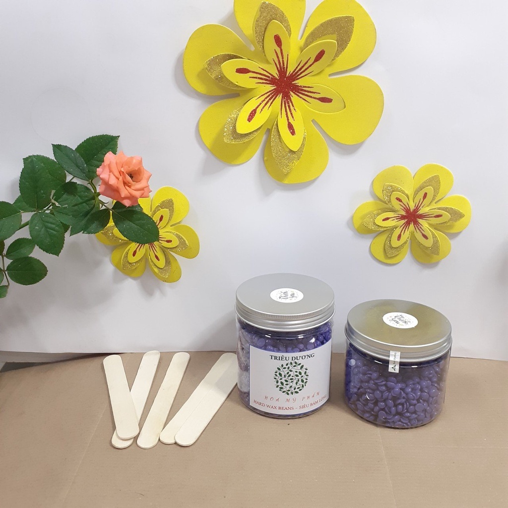 300g sáp wax lông TD hàng siêu bám - đóng hộp xịn xò, tặng kèm que lấy sáp