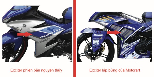 BỬNG HÔNG EXCITER 150 Thủy Tiên Racing