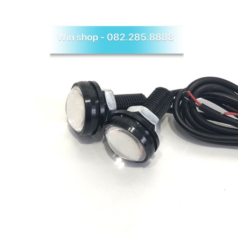 [ 1 đôi ] Đèn LED xi-nhan cúc áo - Chất liệu nhôm CNC