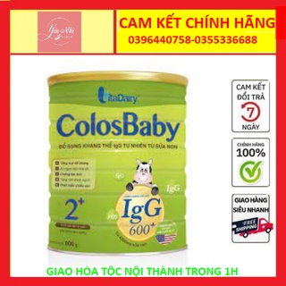 [CHÍNH HÃNG] Sữa Non ColosBaby 600IgG  2+ lon 800g date 12/2022