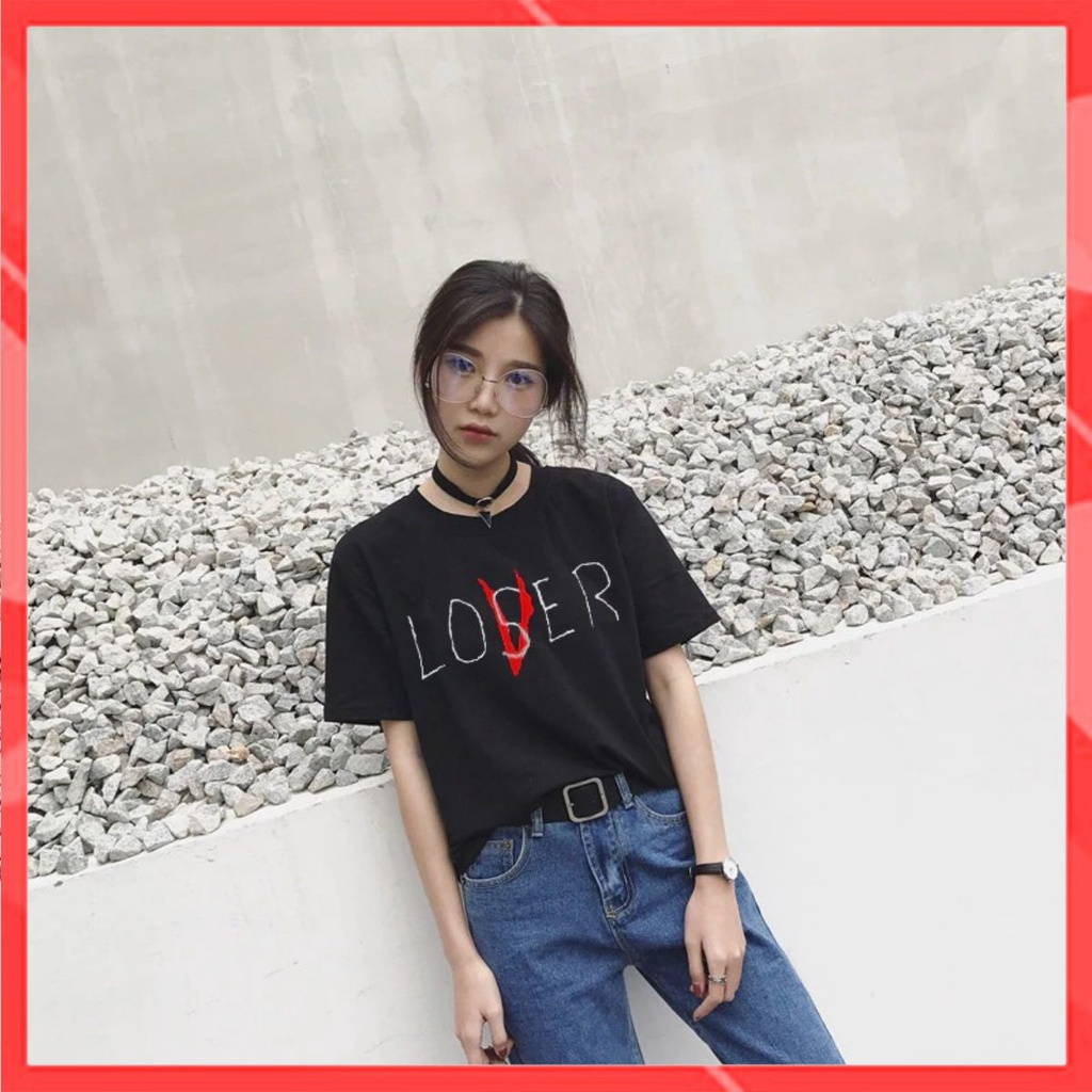 Áo thun phông nam nữ form rộng Familylove - Mẫu áo Unisex nam nữ Lover or Loser