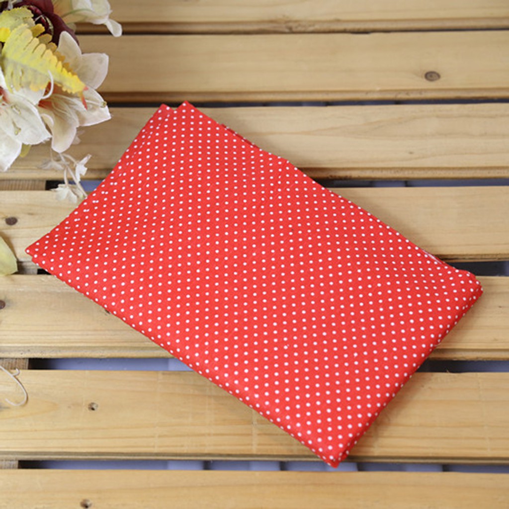 Bộ 7 Tấm Vải 25 * 25cm 100% Cotton Nhiều Màu