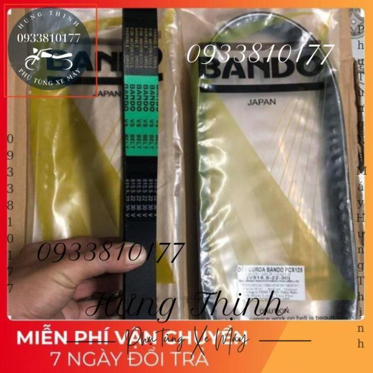 Dây curoa Bando PCX AirBlade 125 SH Mode Lead 125 Click 125, Vario AB Air Blade mới (cu roa, dây đai Ab125 chính hãng)