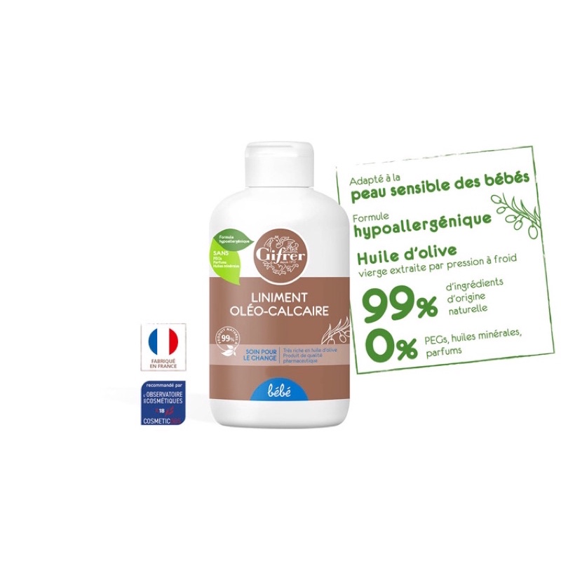 Kem dưỡng đa năng ngừa hăm Gifrer Liniment 100ml