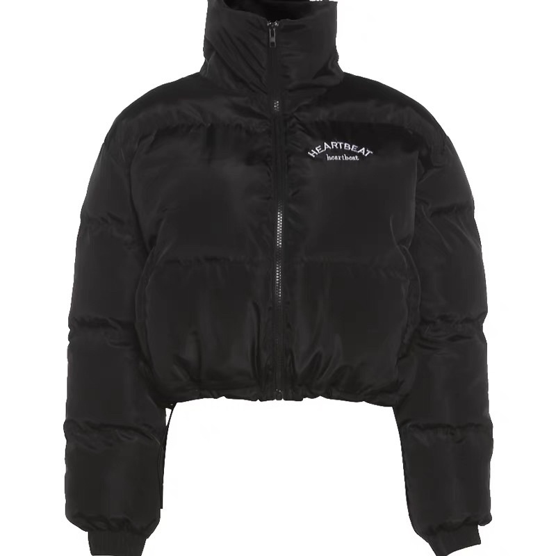 Áo khoác phao dáng ngắn croptop