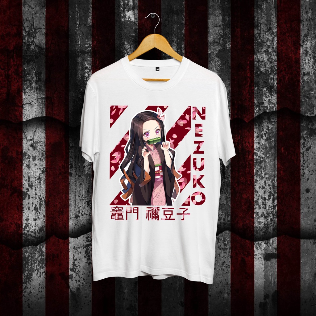 🎁 Áo Phông Nezuko - Áo Phông Kimetsu no Yaiba siêu đẹp - siêu rẻ - KMD-0017