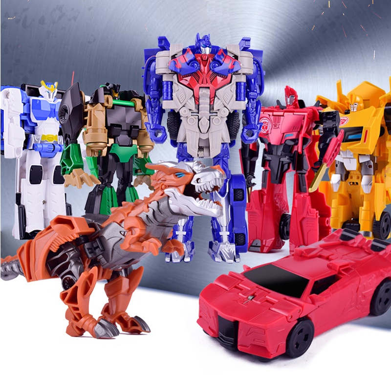 Đồ Chơi ROBOT Biến Hình Cực Nhanh Từ Xe Cảnh Sát, Xe Đầu Kéo, Khủng Long Quái Thú Siêu Ngầu Cho Bé Thỏa Sức Vui Chơi