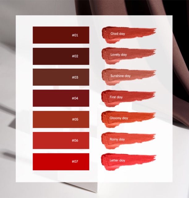 [TẶNG MẶT NẠ NHAU THAI CỪU] SON KEM GILAA LONG WEAR LIP CREAM - LIP SERUM - RICH ROSIE | BigBuy360 - bigbuy360.vn