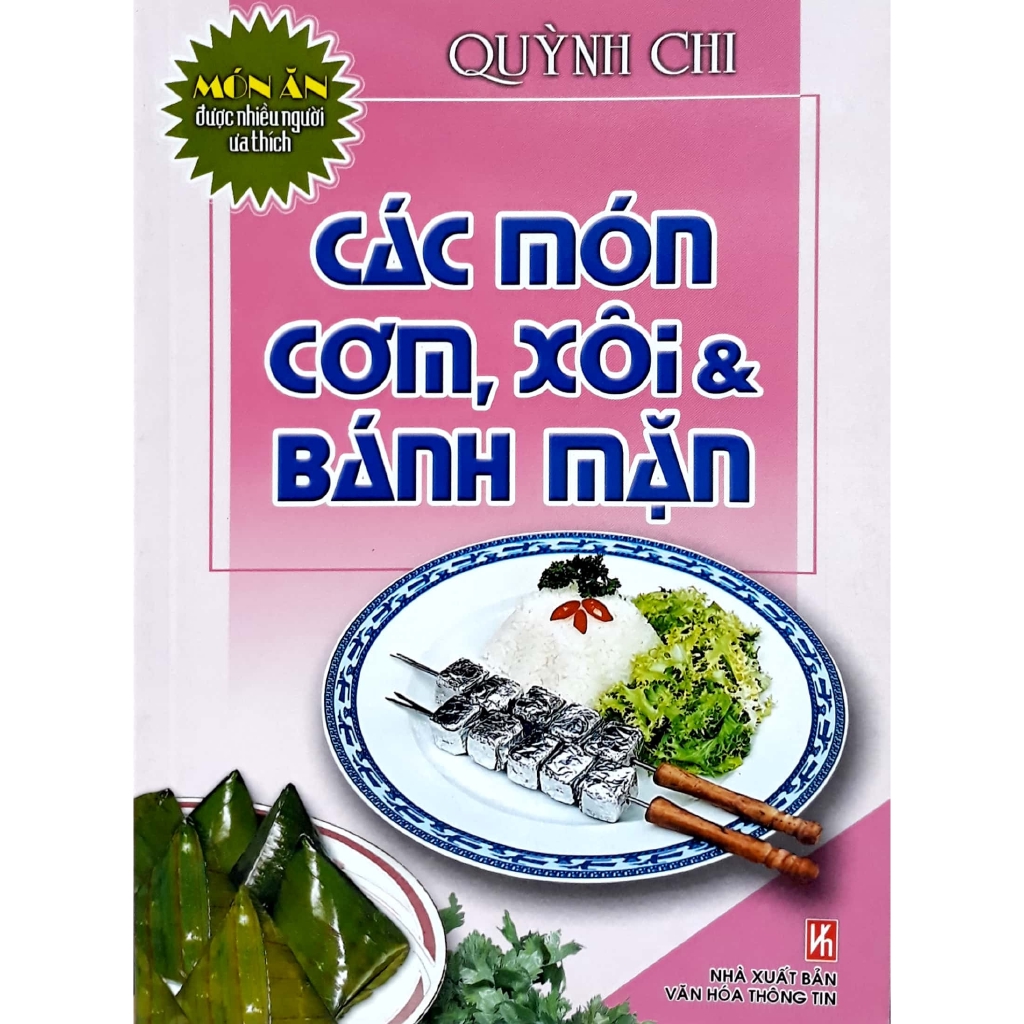 Sách - Các Món Cơm, Xôi Và Bánh Mặn (TB)