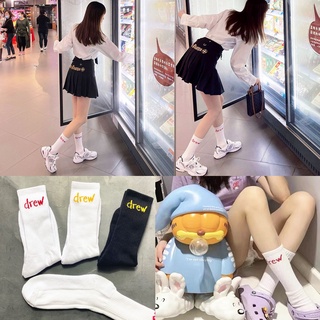 Tất vớ cổ cao Drew chữ cực phong cách unisex