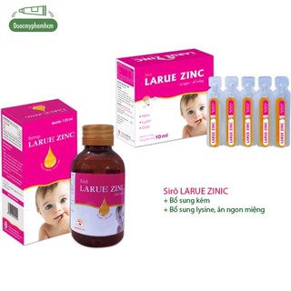 [MEDIPHAR USA] Bổ sung kẽm, lysine, DHA ăn ngon miệng – Sirô LARUE ZINIC