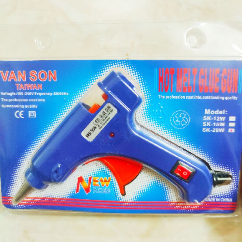 Súng bắn keo nến 20w(tặng 5 keo)