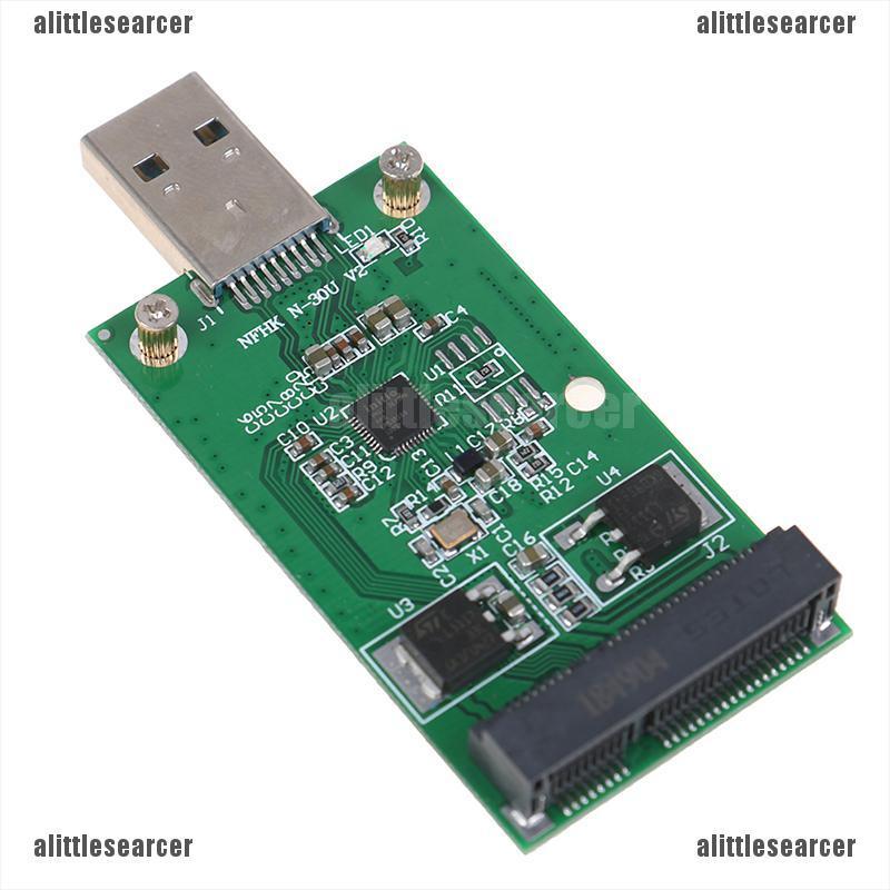 Thẻ chuyển đổi SSD PCBA ngoài mini USB 3.0 sang PCIE mSATA tiện lợi