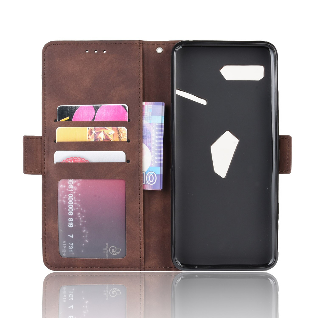 Bao da điện thoại có ngăn đựng thẻ cho Asus Rog Phone Ii Zs660Kl Asus Rog2 Asus Rog Phone 2