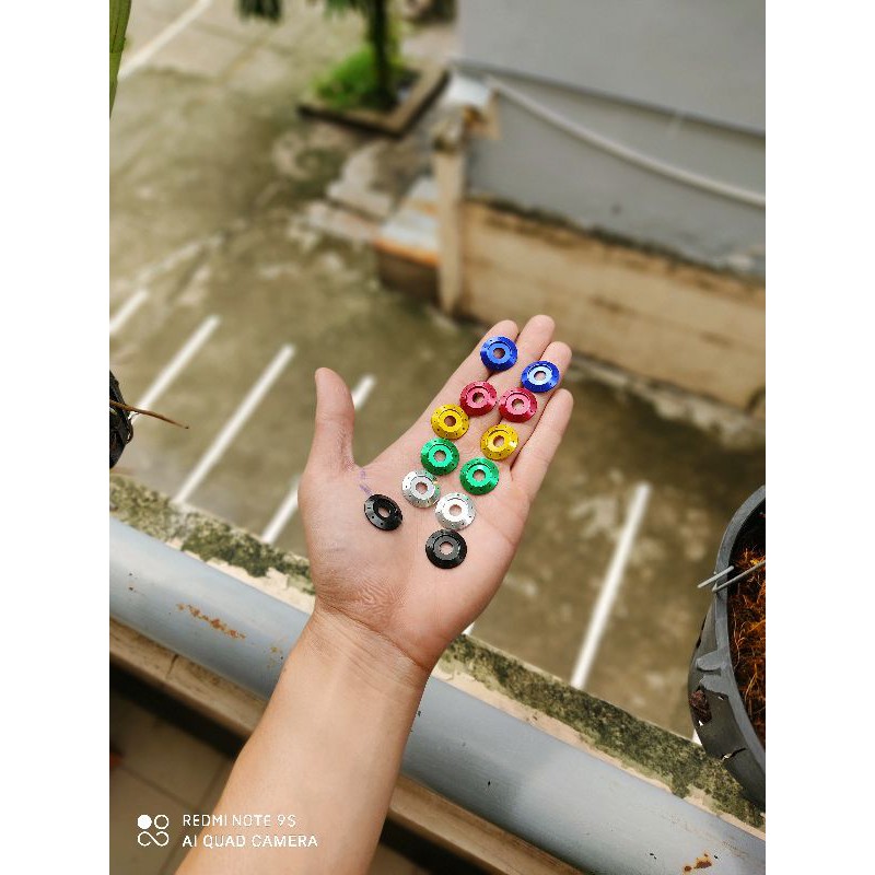 Long đền nhôm màu - 6li  - nhiều màu sắc