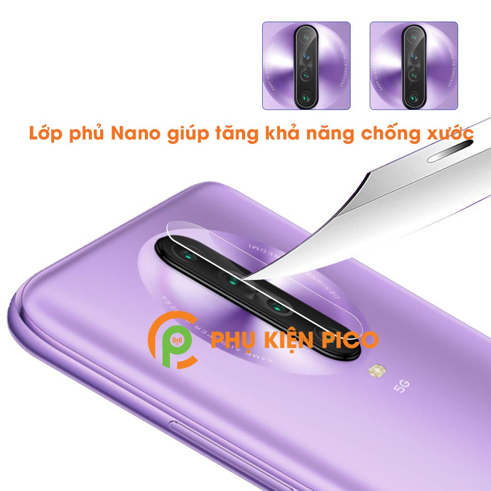 Cường lực camera Redmi K30 độ cứng 9H trong suốt không ảnh hưởng đến chất lượng chụp ảnh - Dán camera Xiaomi Redmi K30