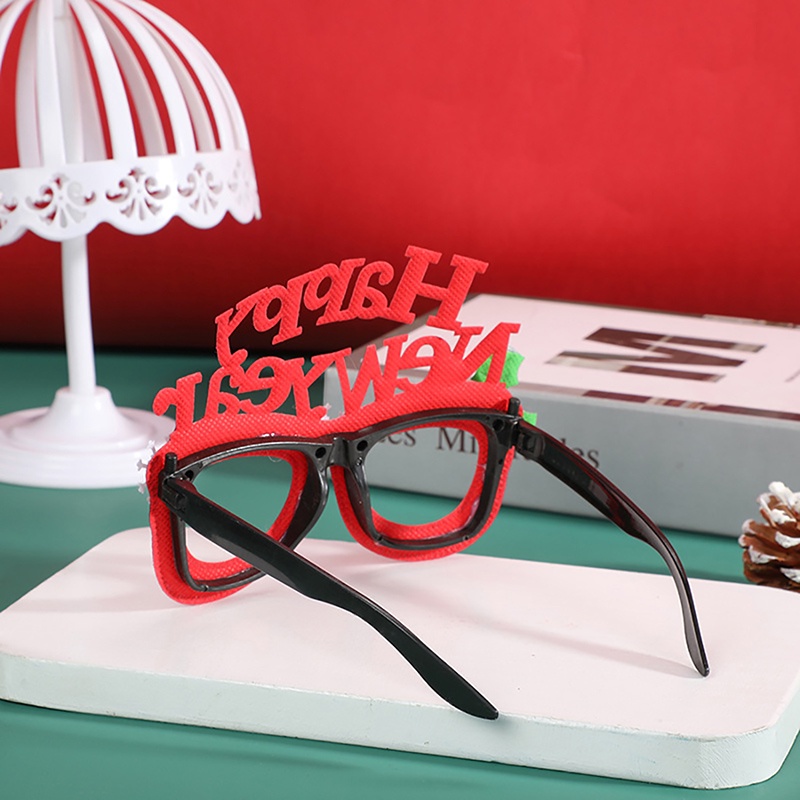 Christmas Glasses Frame Eyeglasses Cute Xmas Glasses Party Costume New Year Gift XWNYDER