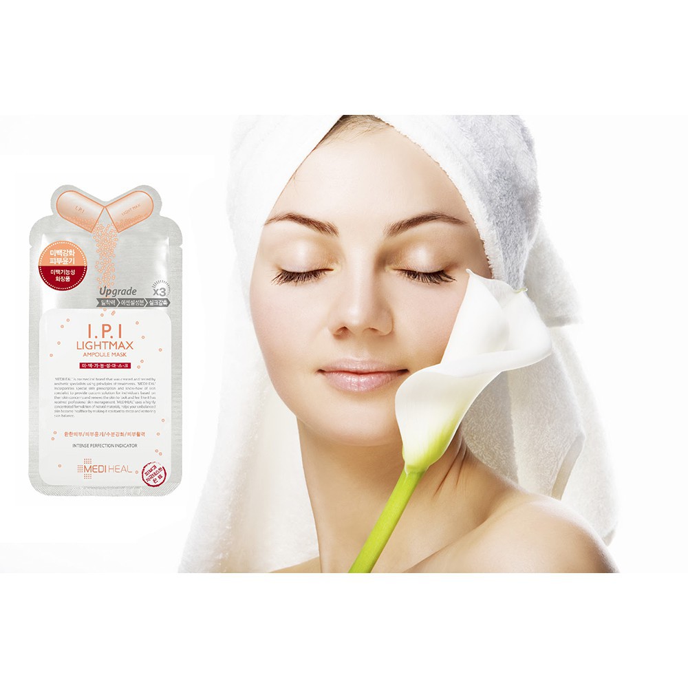 Mặt Nạ Dưỡng Trắng Da Mediheal I.P.I Lightmax Ampoule Mask 25ml