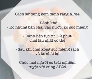 Kem đánh răng AP24 - NUSKIN MỸ