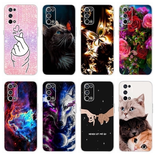 Ốp Lưng Silicone Mềm In Hình Hoạt Hình Đáng Yêu Cho Realme 7 / 7 Pro / X7 / X7 Pro