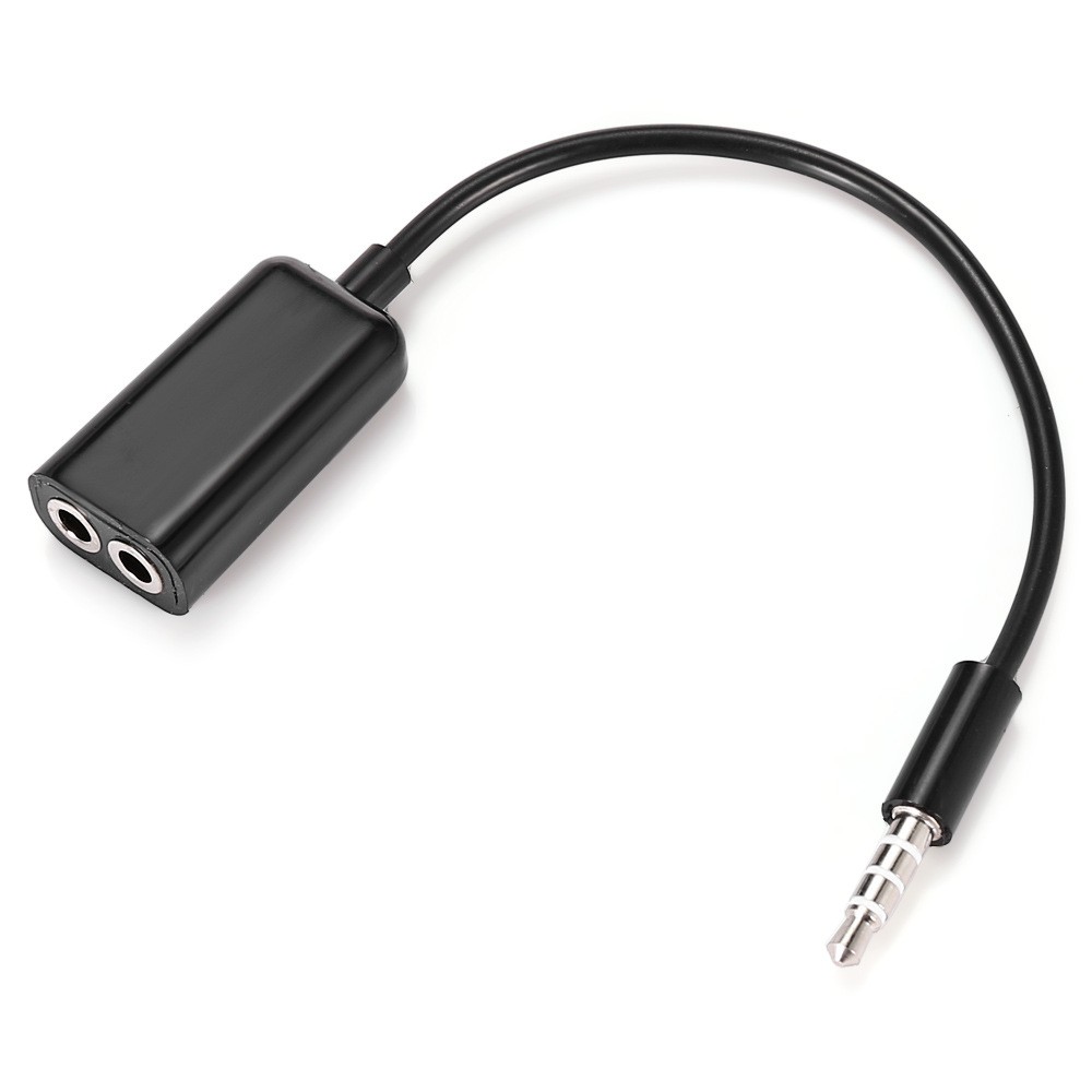 Cáp Chia Tai Nghe 1 Đầu Cực 3.5MM Ra 2 Chân 3.5MM Chữ Y