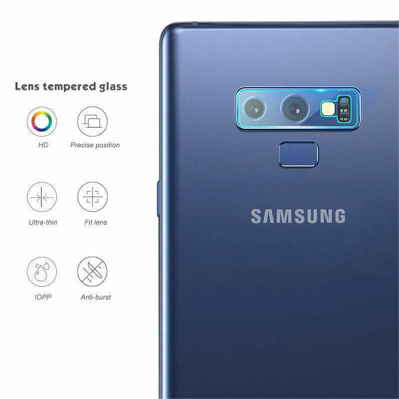 Kính cường lực bảo vệ camera cho điện thoại Samsung S8 S8 Plus S9 S9 Plus S10 S10 Plus Note 8 9