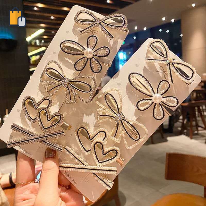 (Hàng Mới Về) Kẹp Tóc Ngọc Trai Xinh Đẹp Cho Nữ