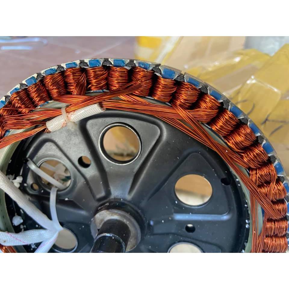 Lõi động cơ 10+ cho xe đạp điện 350w, 500w, 800w- bi 6204 - 6204