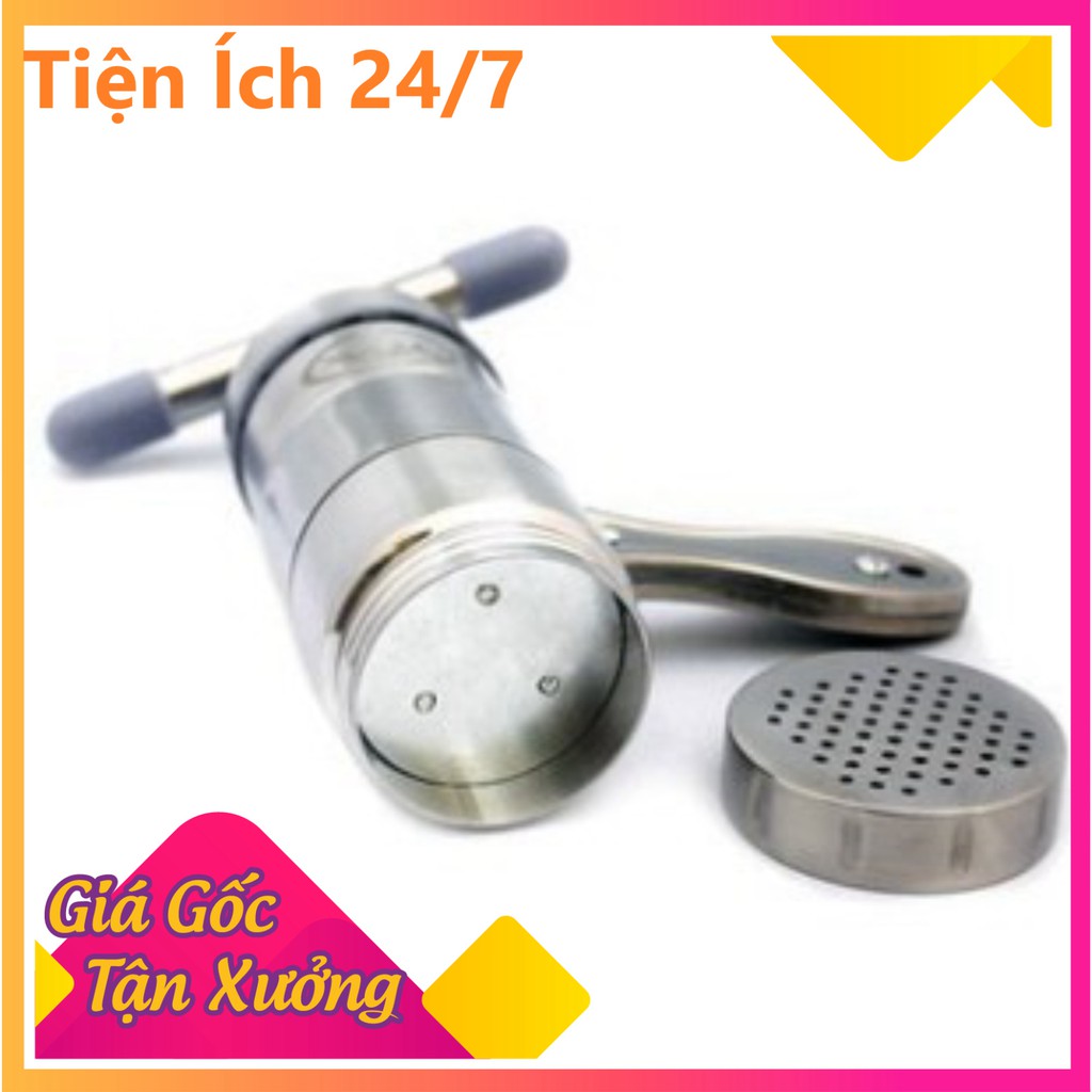 Máy Làm Bún, Mỳ Tươi Tại Nhà Bằng Inox, Tặng Kèm Bộ 5 Size Bún - [Tiện Ích 24/7]