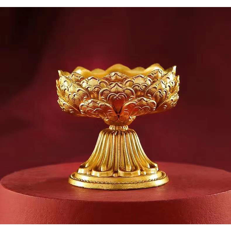 Đế nến hoa sen đồng ĐL - KV (giá 1 chiếc)