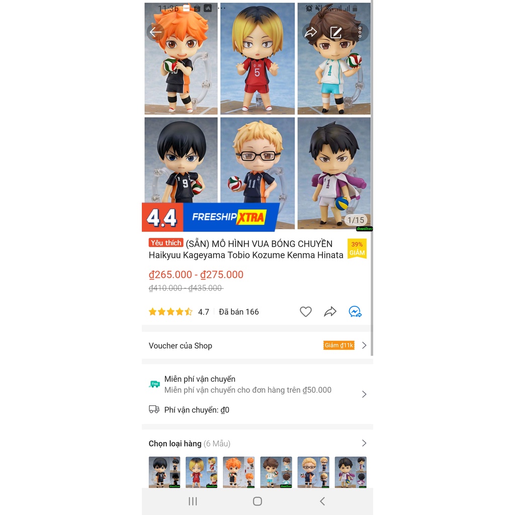 MÔ HÌNH VUA BÓNG CHUYỀN Haikyuu Kageyama Tobio Kozume Kenma Hinata Shoyo Toru Oikawa Tsukishima Kei Ushujima Wakat