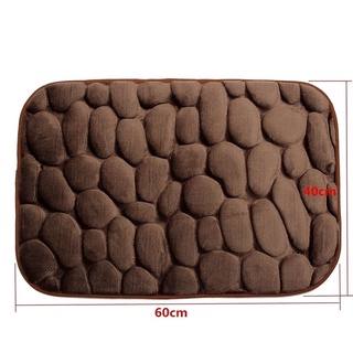 THẢM NỈ CHÙI CHÂN 3D VÂN ĐÁ ĐỘC ĐÁO 40x60CM