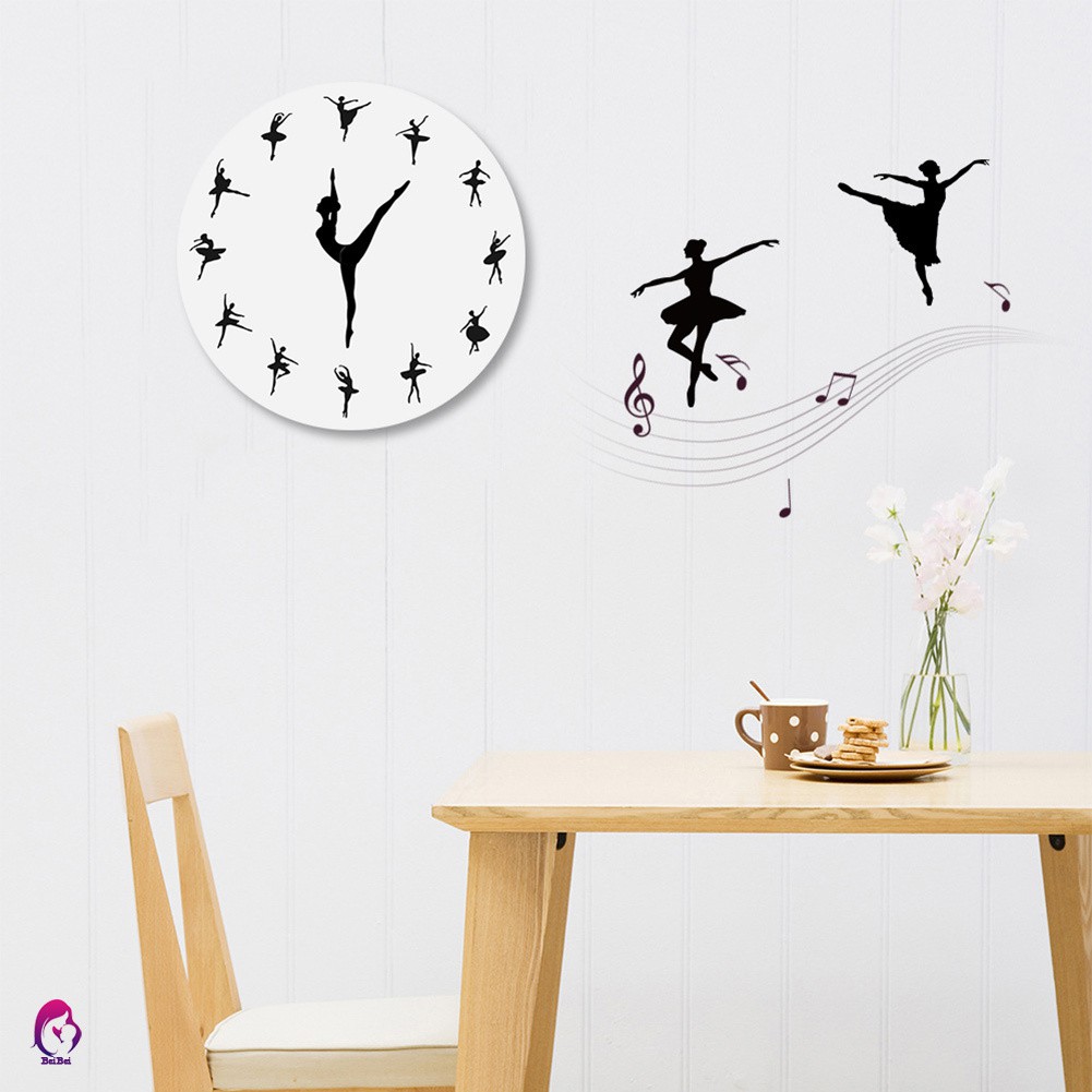 ♦♦ Ballerina Record Wall Clock Ballet Dancing Wall Clock Dancer Home Decor Xmas Gift