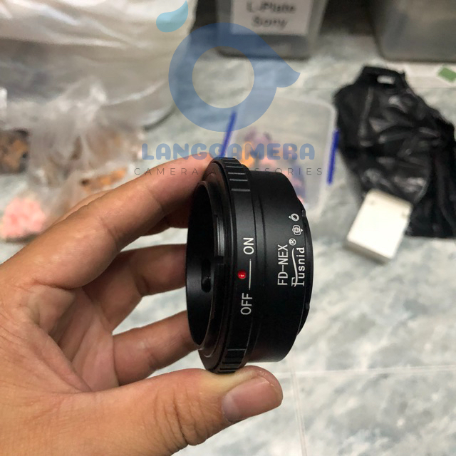 Ngàm Chuyển FD-Nex - Hiệu Fusnid (Lens Canon FD gắn máy Sony-E)