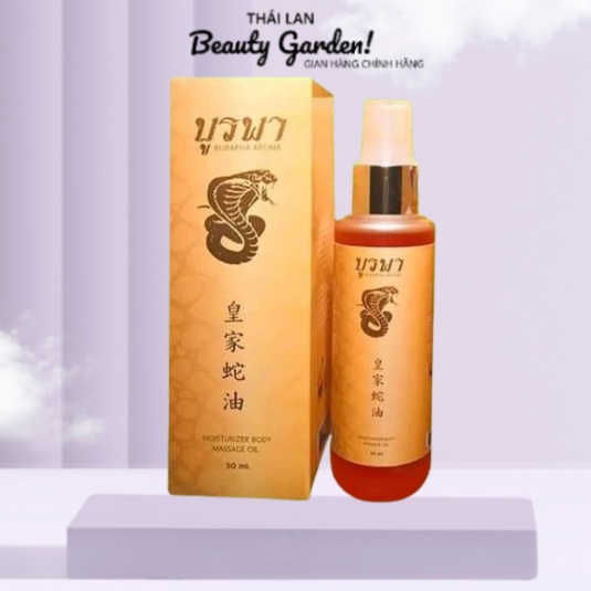 Dầu xoa bóp giảm ƌau thư giãn Burapha Aroma Moisturizer Body Massage Oil Thái Lan