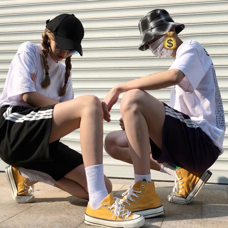 QUẦN SHORT 3 SỌC NỮ THỜI TRANG ULLZZANG