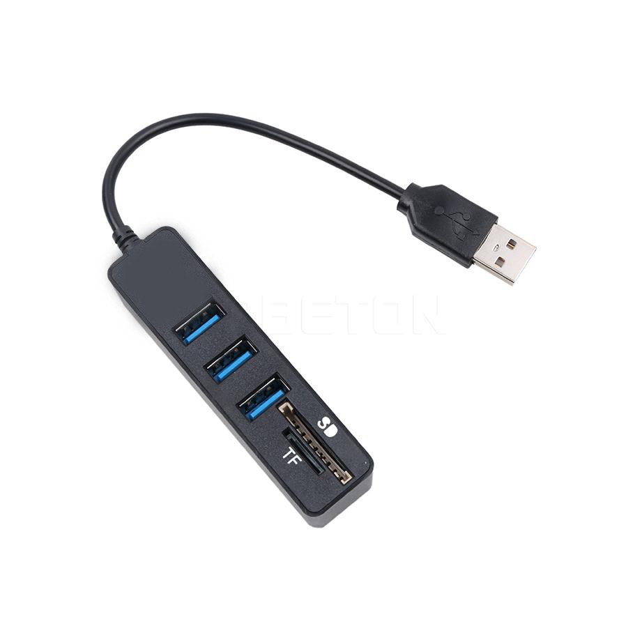 Bộ chia USB 1 RA 3 kiêm đầu đọc thẻ nhớ