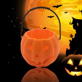 sale hết hàng - halloween Giỏ bí xin kẹo
