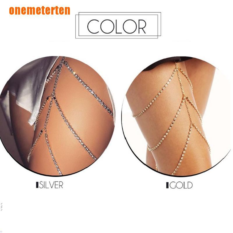 Dây xích đeo đùi bằng kim loại thiết kế thời trang