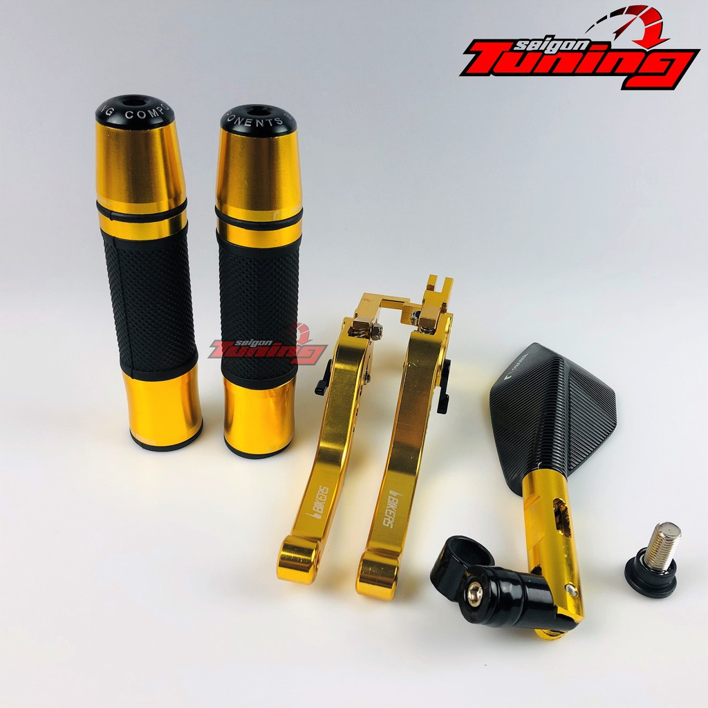 XE VARIO/AB/CLICK/VISION /SCR/LEAD/DYLAND COMBO 3 BAO TAY RIZOMA +THẮNG  6 SỐ +GƯƠNG RIZOMA