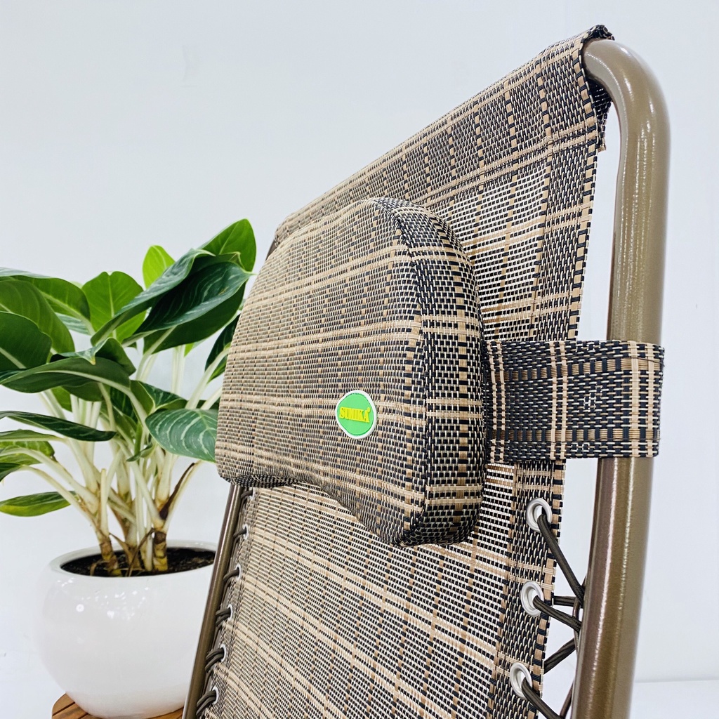 Ghế xếp thư giãn Sumika SK638 Khung: thép hợp kim sơn tĩnh điện Chất liệu: Vải lưới, không thấm nước, Có thể gấp gọn